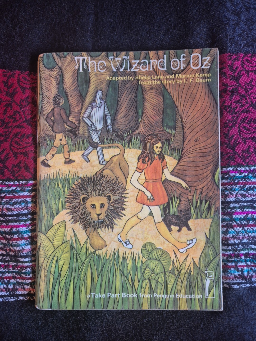 Vintage Retro Book / Play – The Wizard Of Oz – A Take Part Book – Penguin 1971