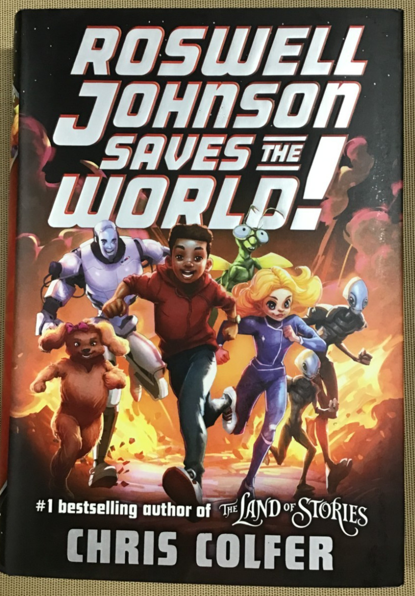Roswell Johnson Saves the World! – by Chris Colfer (Hardcover) NEW 📖