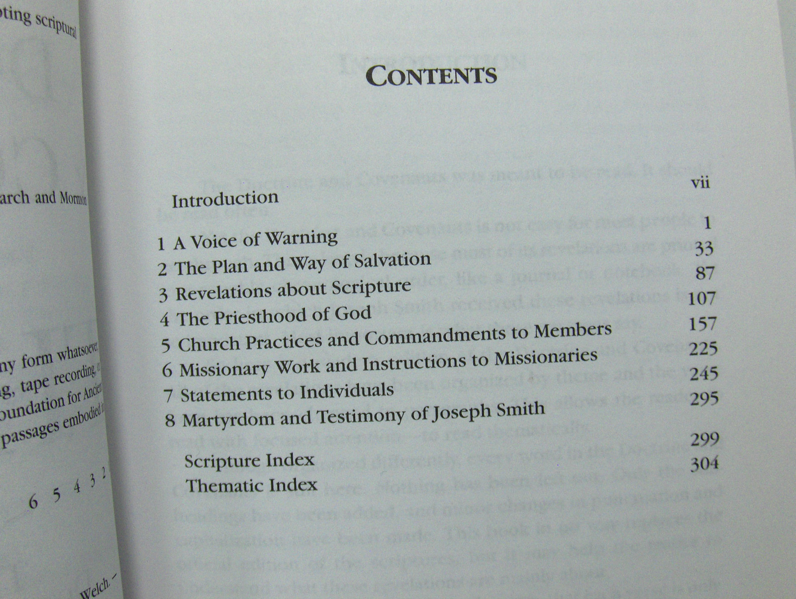 THE DOCTRINE & COVENANTS BY THEMES Topically Arranged Text Mormon LDS