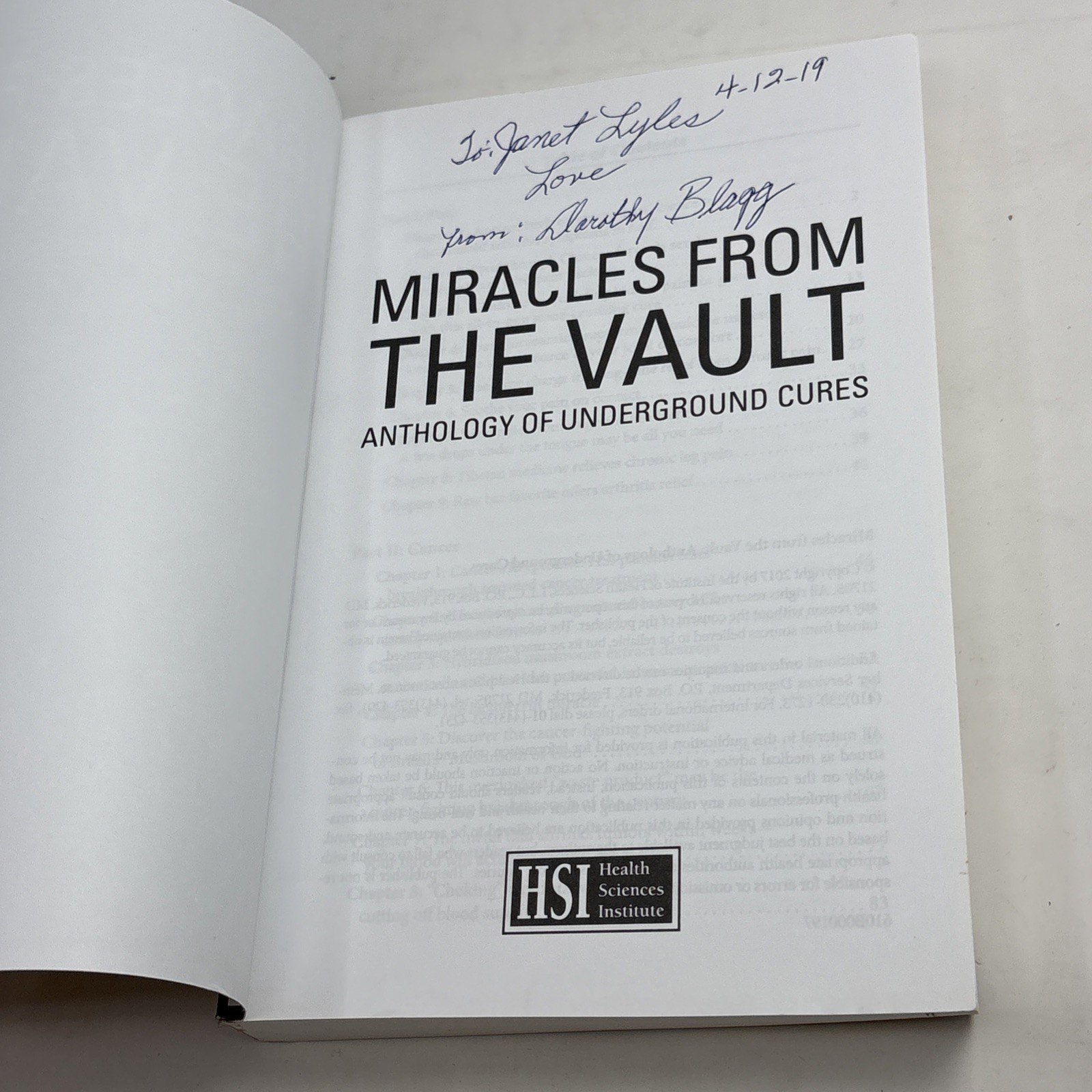 Miracles from The Vault Anthology of Underground Cures by Jenny Thompson (PB)