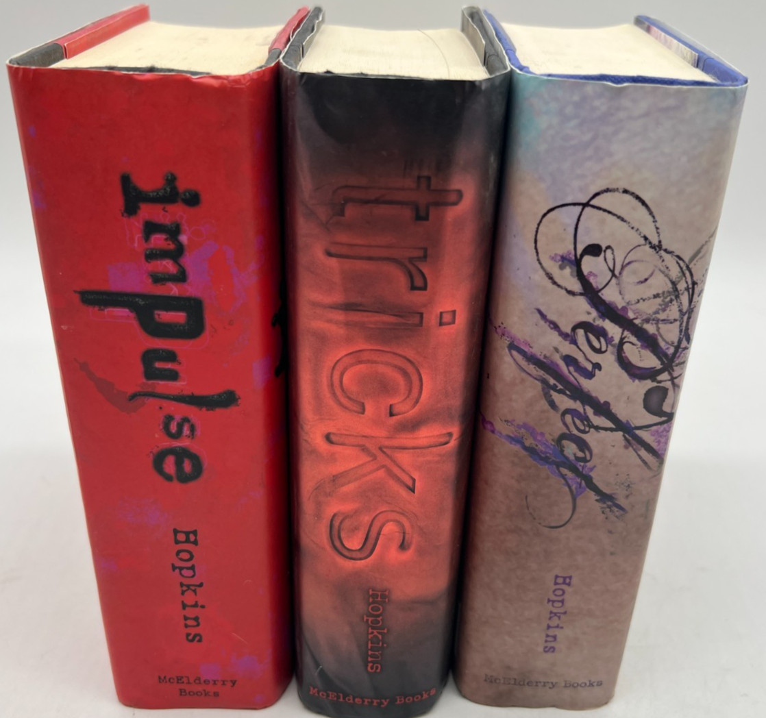 Lot of 3 Ellen Hopkins HB with DJ novels in good cond. (494)
