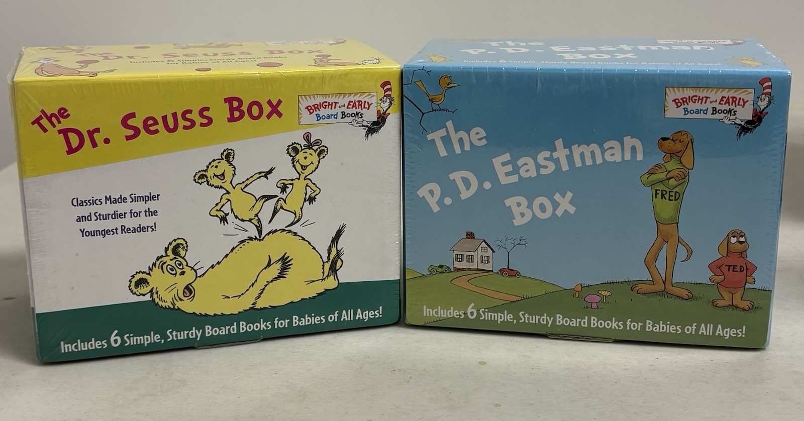 Dr. Seuss and P.D. Eastman Bright and Early 12 Board Books NEW!