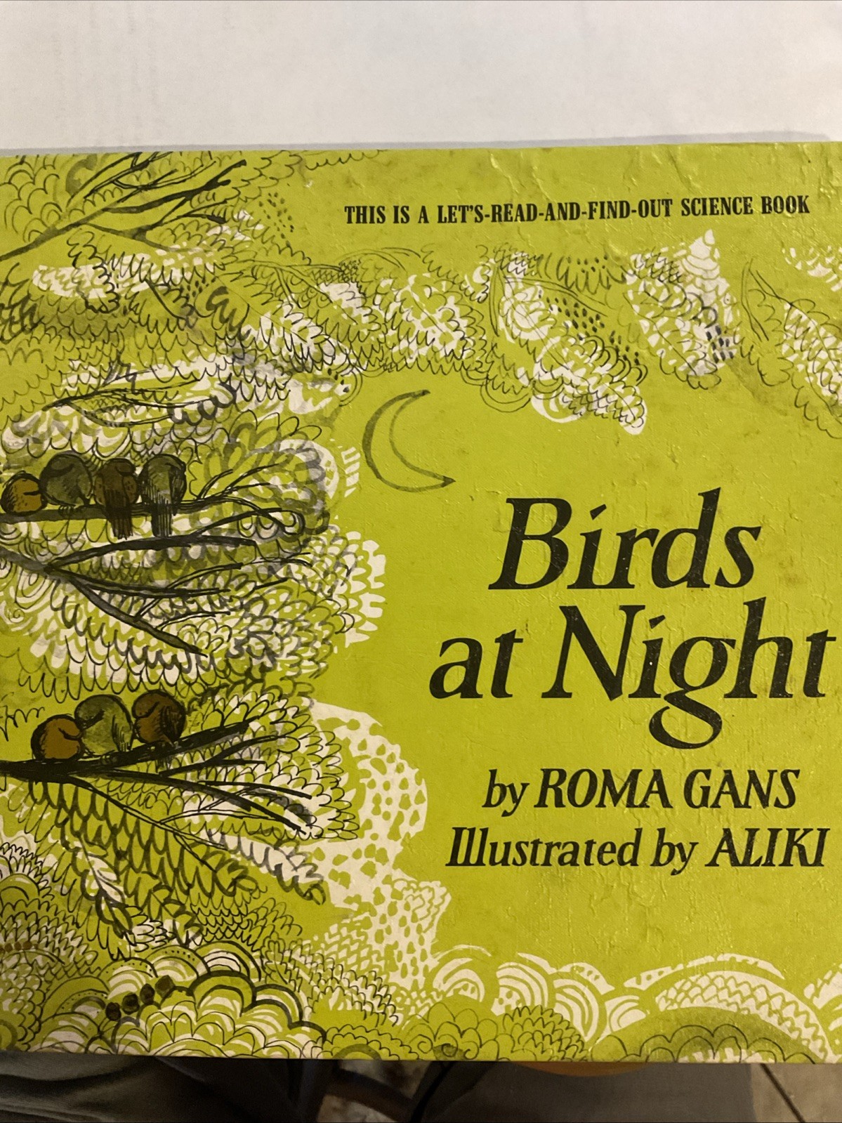 Birds at Night Vintage 1968 Children’s Science Book by Roma Gans Illustrated