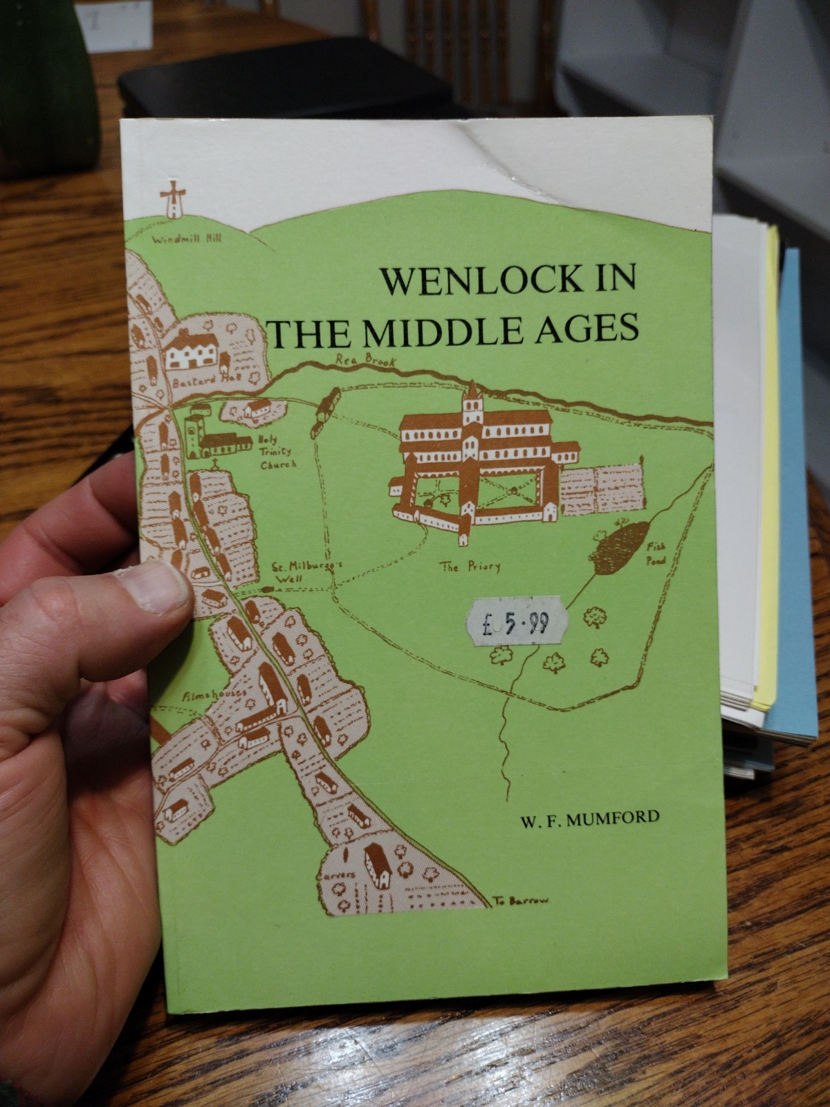 Wenlock in the Middle Ages W.F. Mumford 1977 202 pages