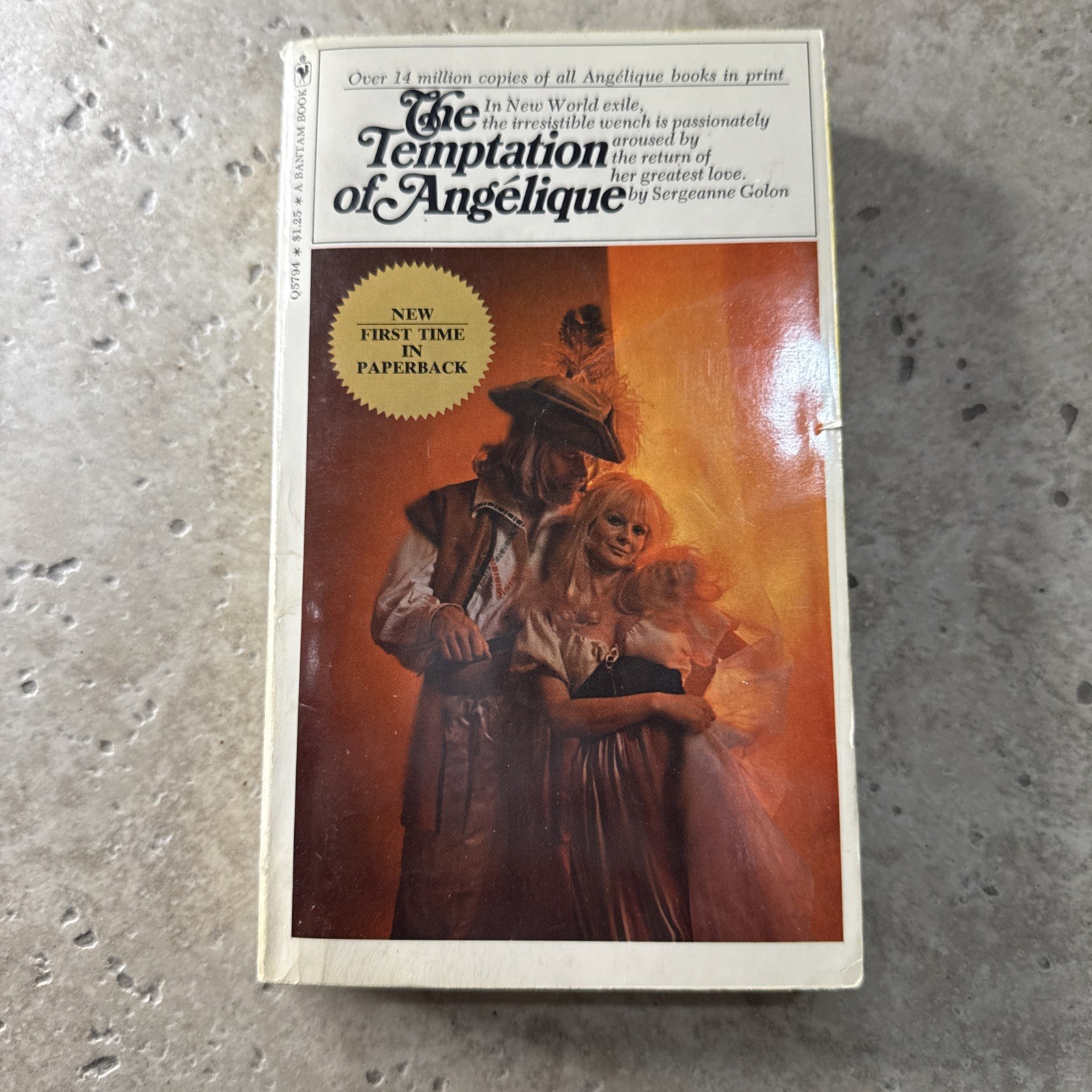 Sergeanne Golon The Temptation of Angelique Paperback Book 1971 #7