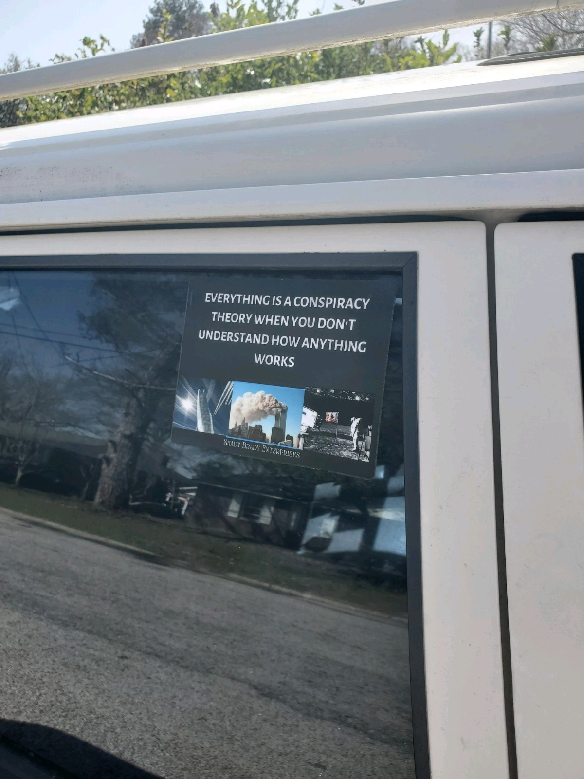 CHEMTRAILS GEO-ENGINEERING STICKERS 5 YEAR WARRANTY Variety Pack (3)