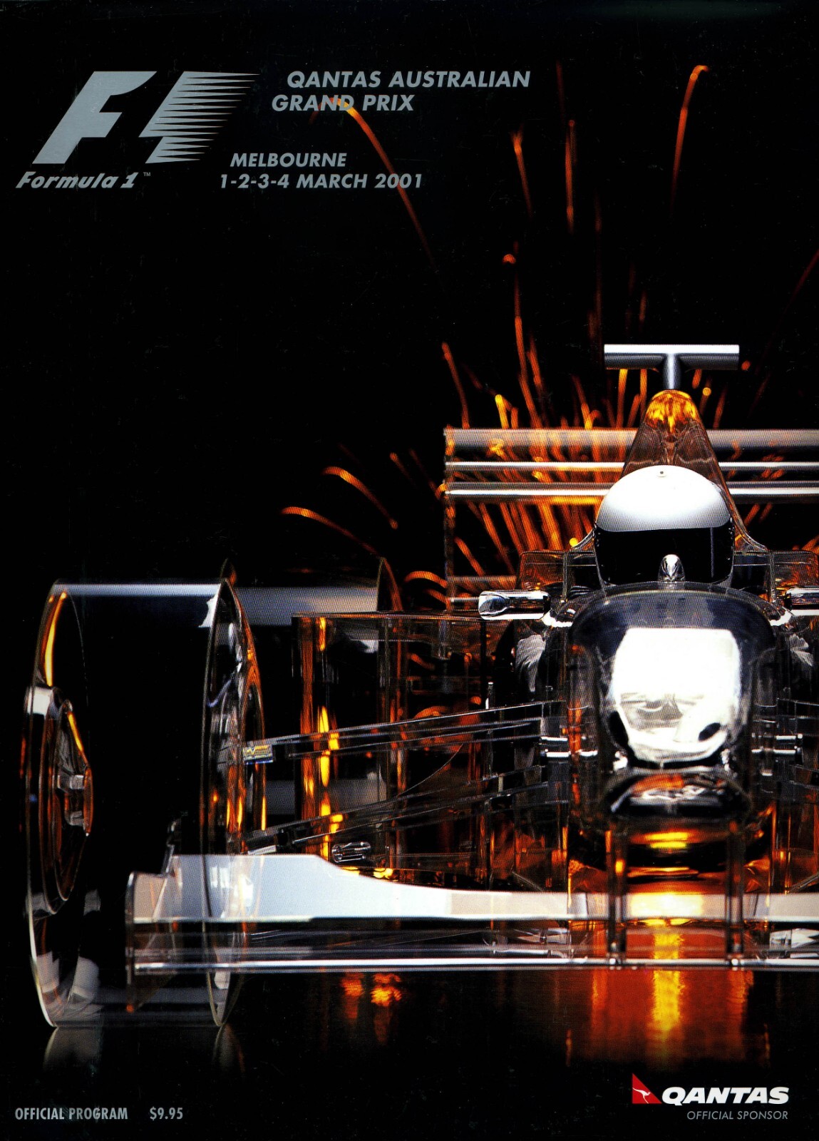 PROGRAM: QANTUS AUSTRALIAN GRAND PRIX MELBOURNE MARCH 2001, 194 PAGES / PPD