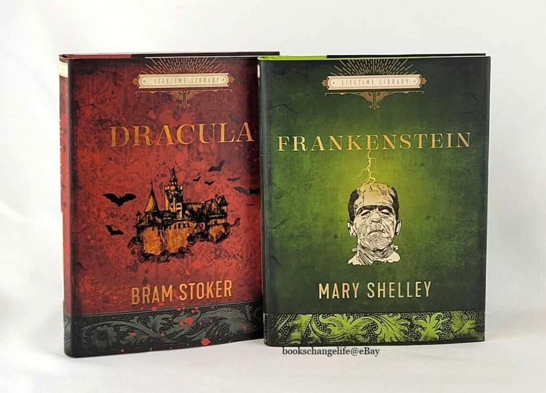 DRACULA & FRANKENSTEIN Bram Stoker Mary Shelley Unabridged Hardcover Brand New