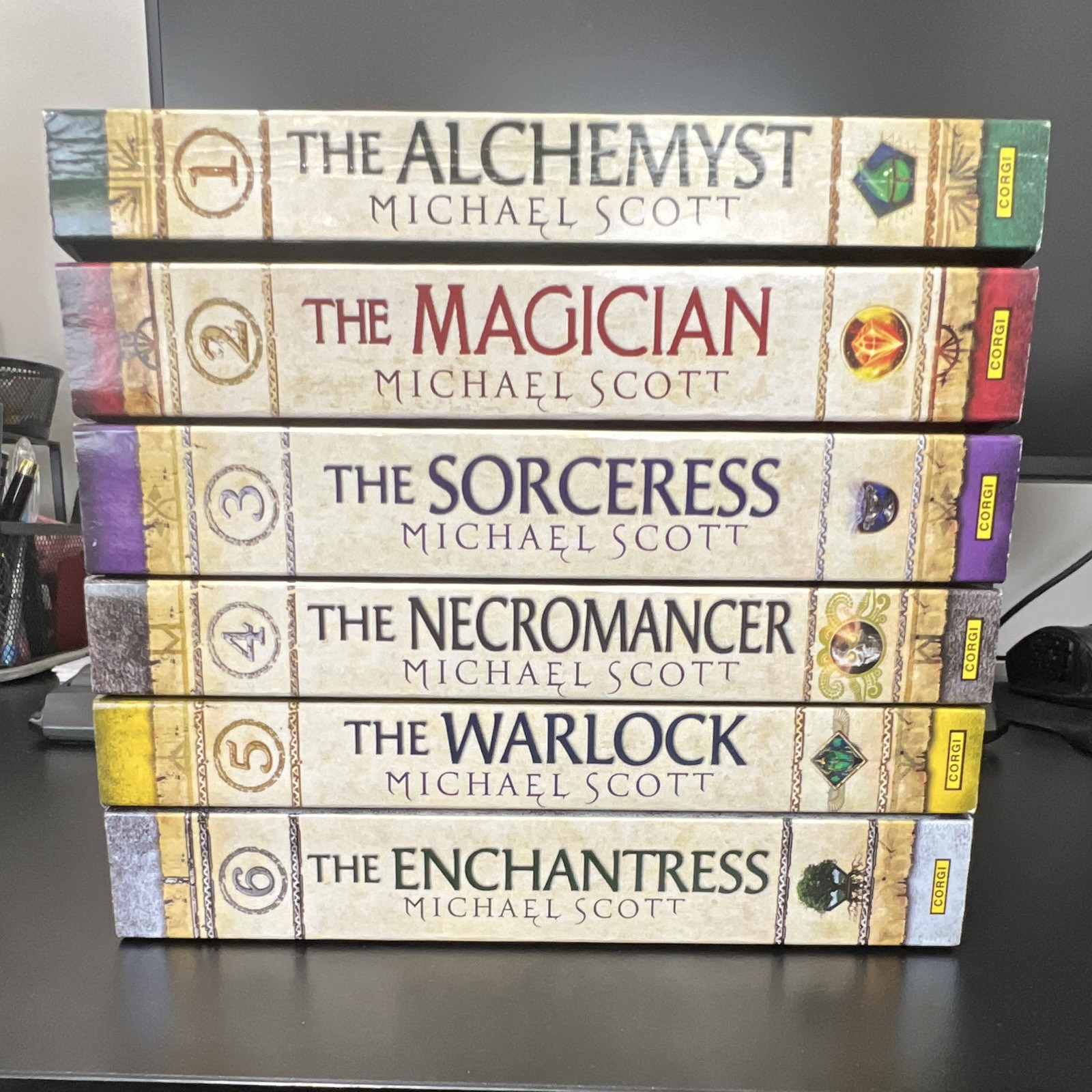 A Complete Michael Scott’s The Secrets of the Immortal Nicholas Flamel Series