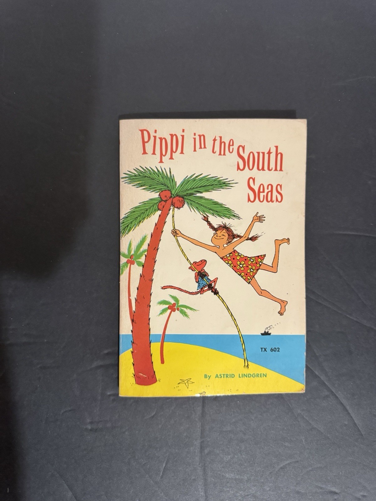 Pippi in the South Seas TX 602 1959, Astrid Lindgren, Vintage PB Very Good