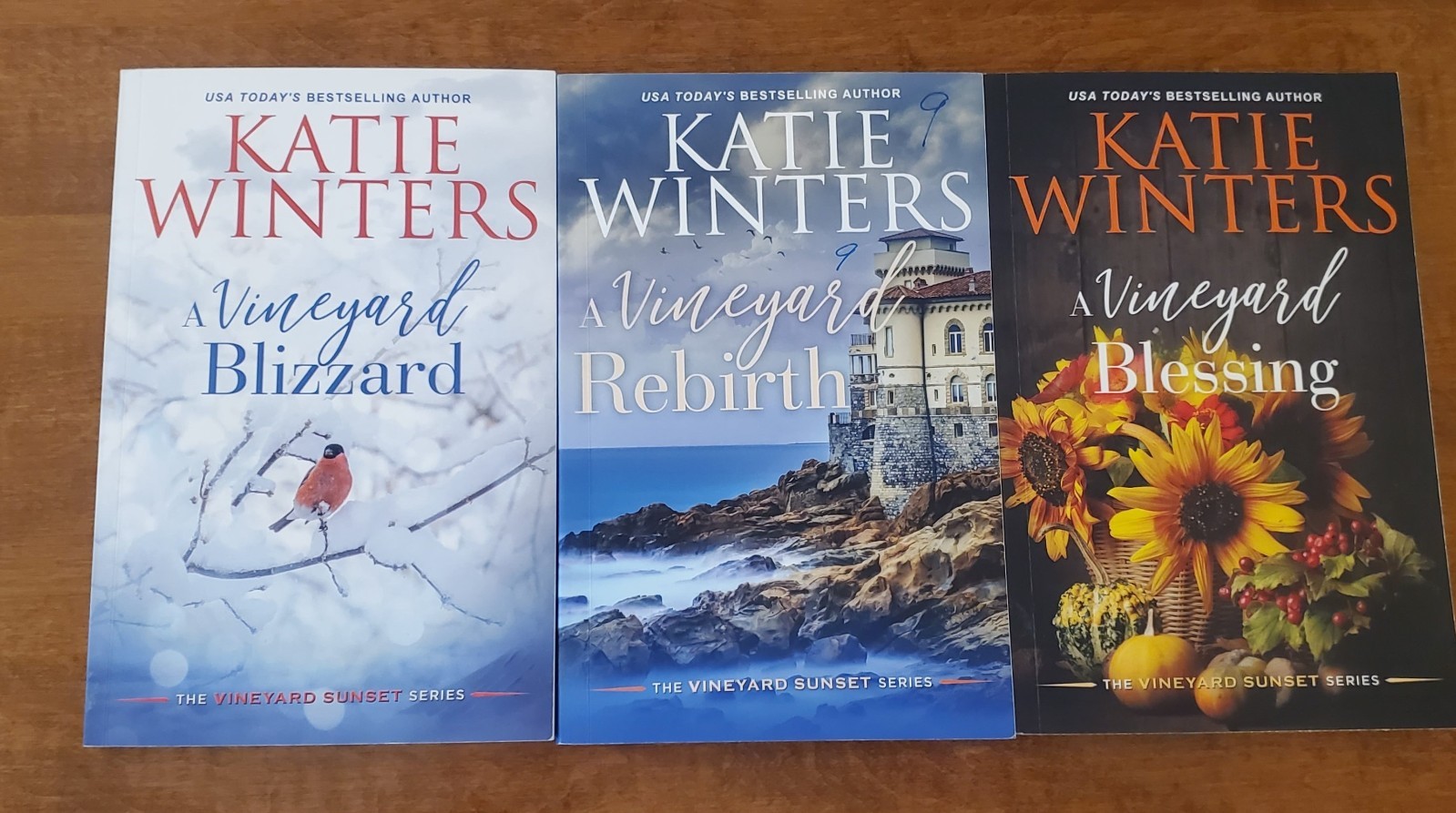 Katie Winters Vineyard Series books 8-13 In Order! 6 books