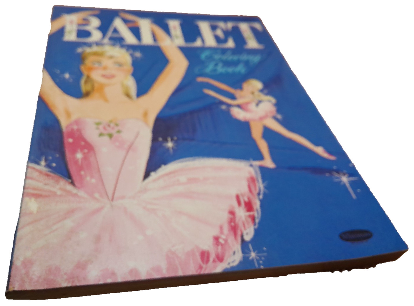 Ballet coloring book Whitman 1963 era PB unused