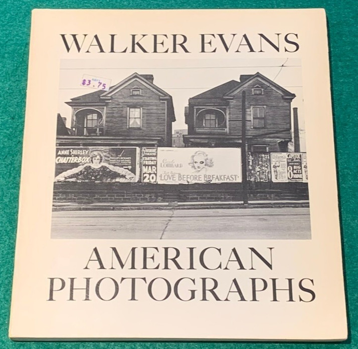 American Photographs by Walker Evans 1975 Reprint Trade PB