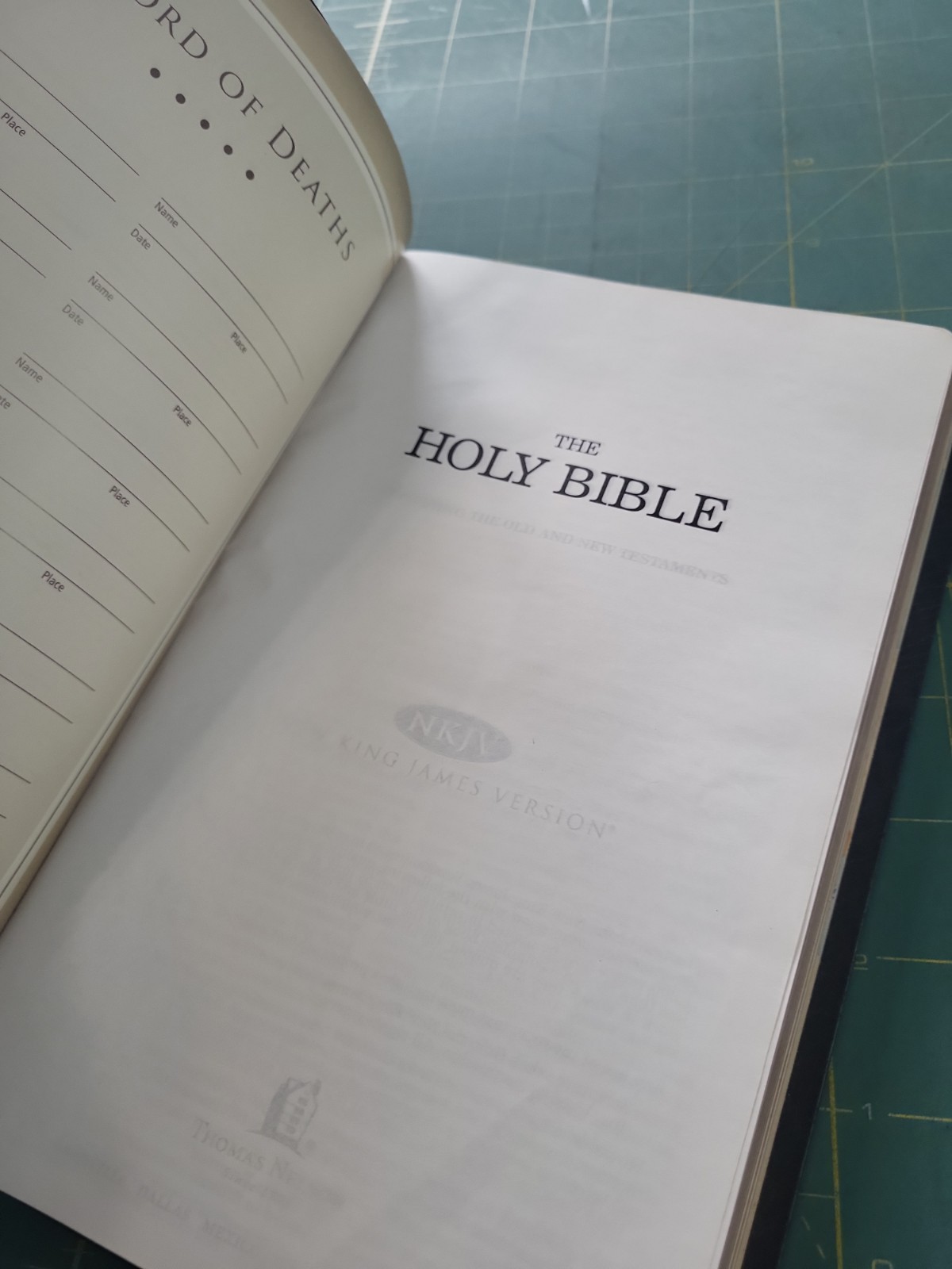 The NKJV UltraSlim Bible by Thomas Nelson