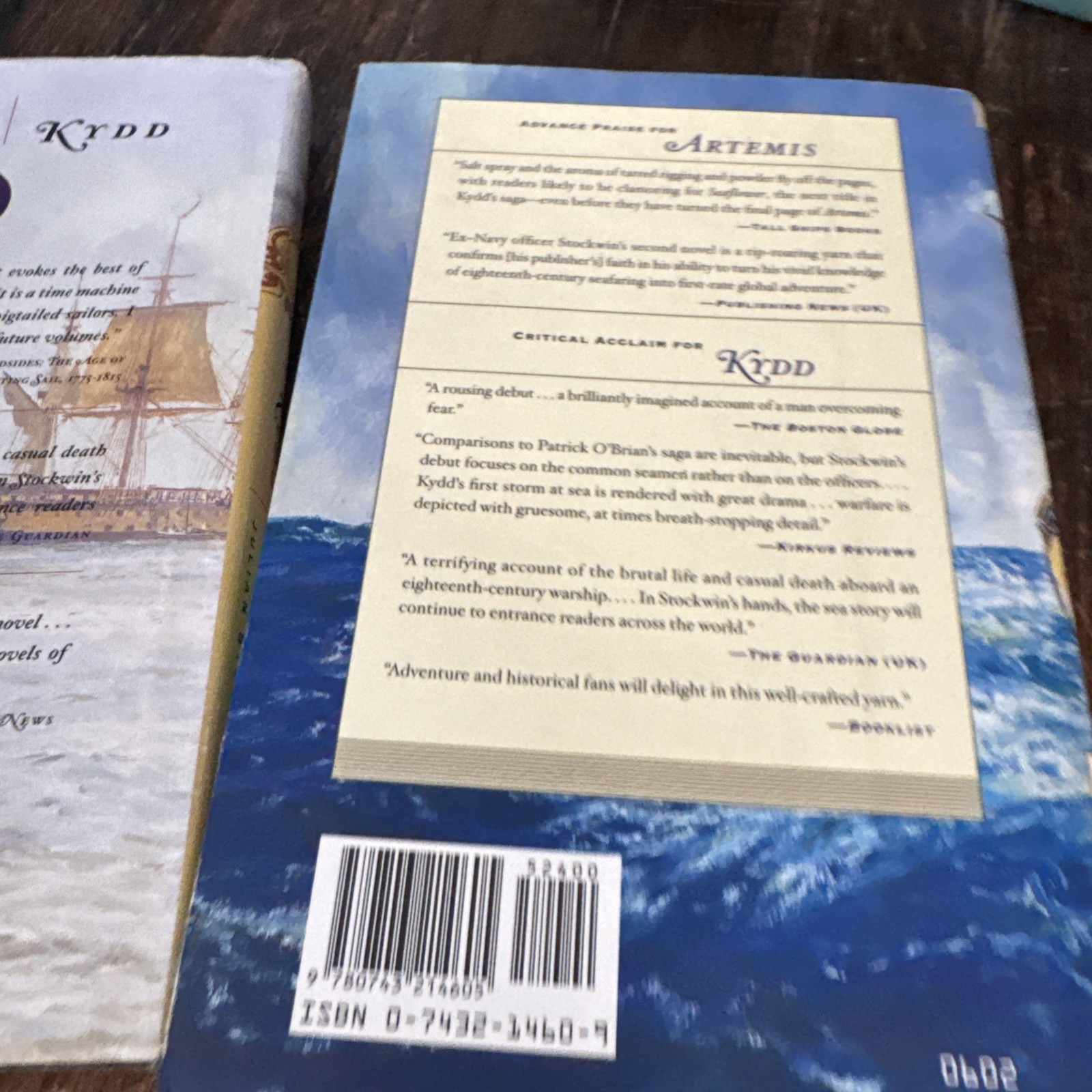 2 Vintage 2011 Kydd And Artemis A Novel Hardcover – Julian Stockwin