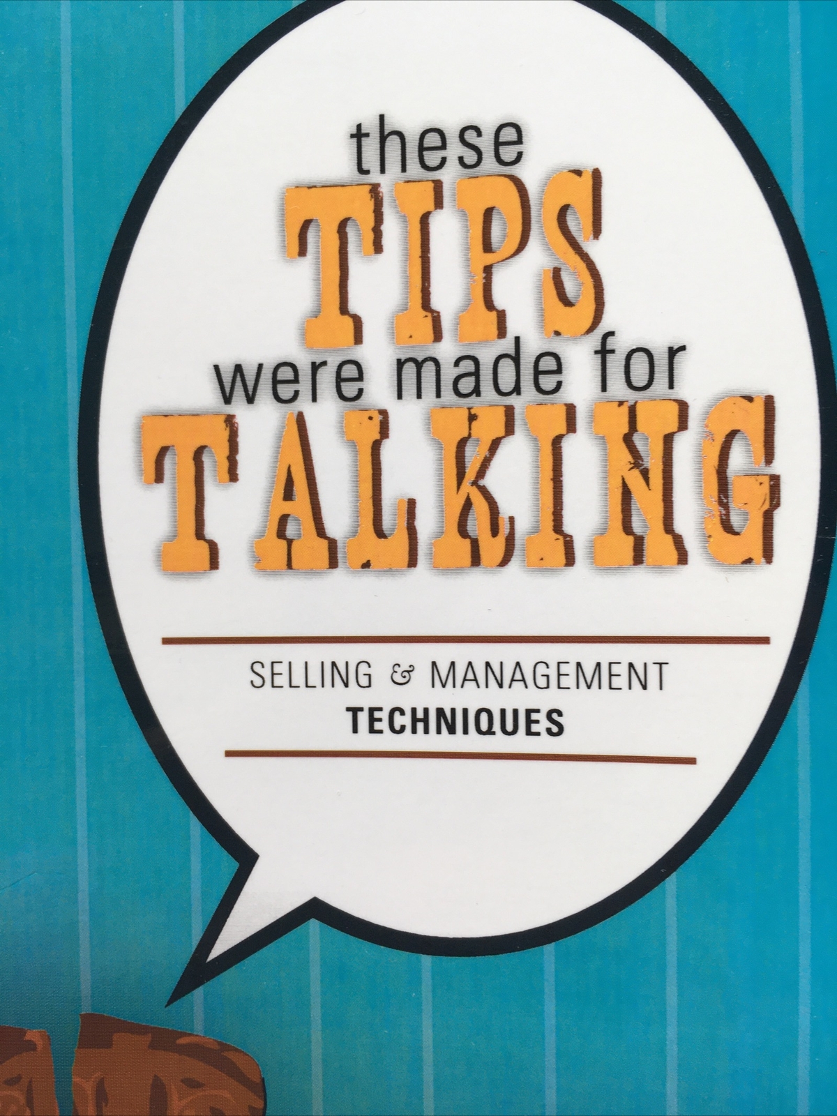 These Tips Were Made for Talking Selling Management Jim Thompson SIGNED Copy