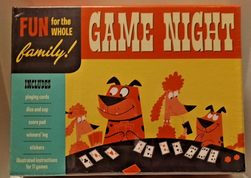 “Game Night” Games for The Entire Family Illustrated Instructions 11 Games NEW