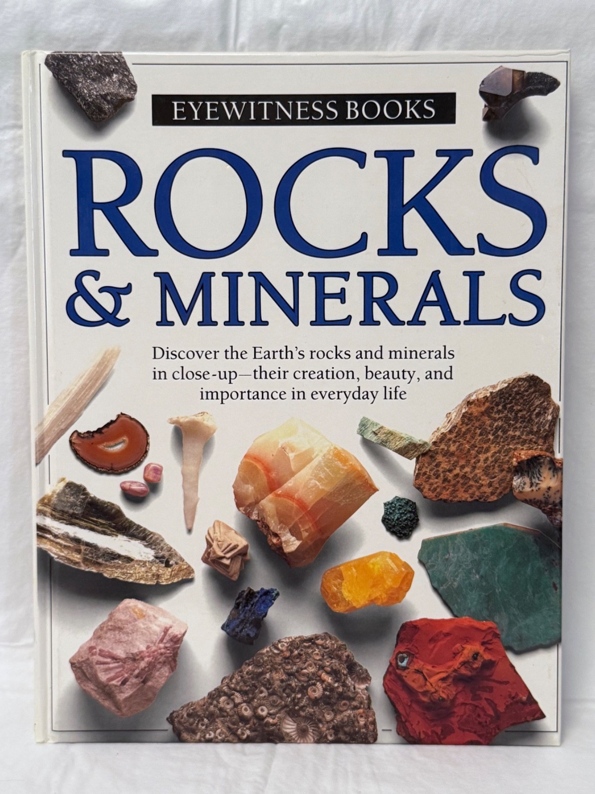 Vintage 1988 DK Eyewitness Books Rocks & Minerals Knopf First American Edition