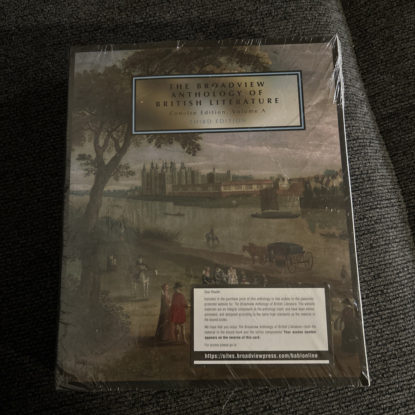 Broadview Anthology of British Literature: Volume A (2016, Trade Paperback)