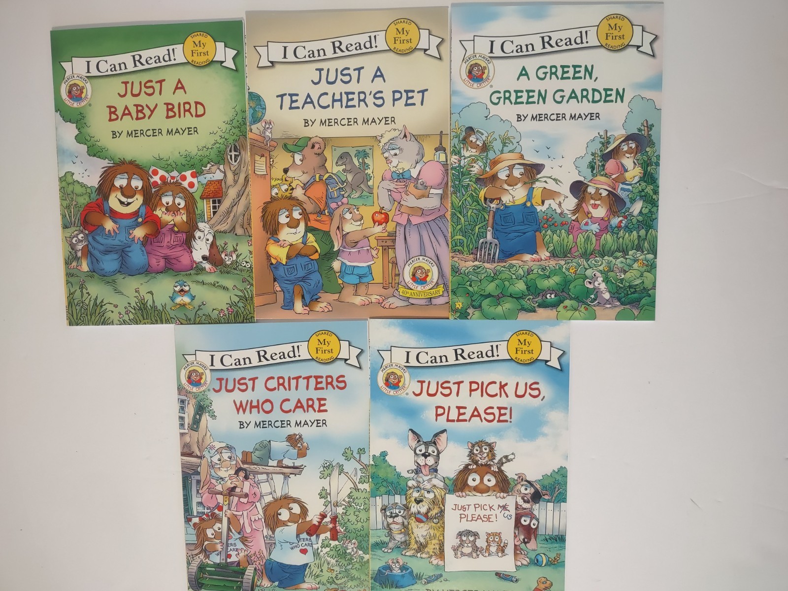 Little Critter I Can Read Phonics Kids Books Lot 5, Very Nice